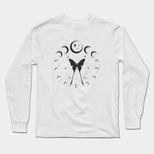 Butterfly Moon Long Sleeve T-Shirt